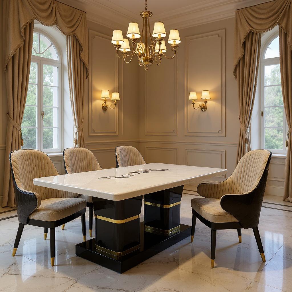 Golden Dining Table